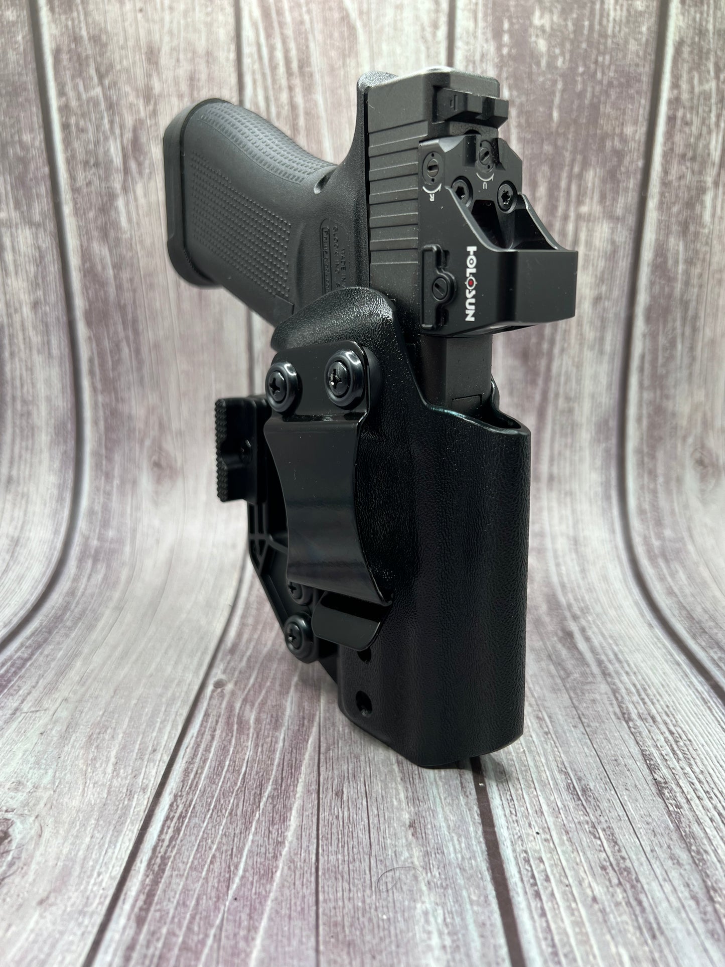 IWB Holster for Glock 43x / 43x MOS / 48 MOS / 19 / 17 / 34 Pistols.