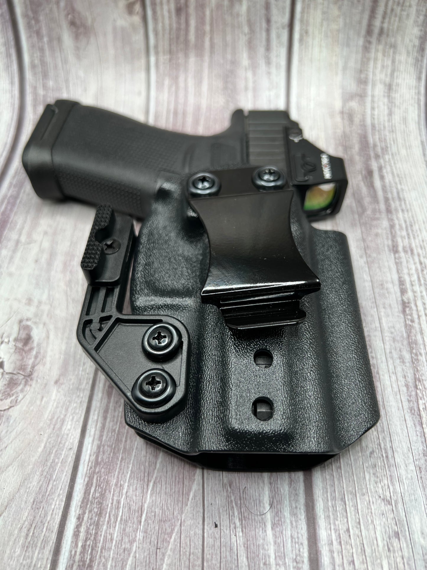 IWB Holster for Glock 43x / 43x MOS / 48 MOS / 19 / 17 / 34 Pistols.