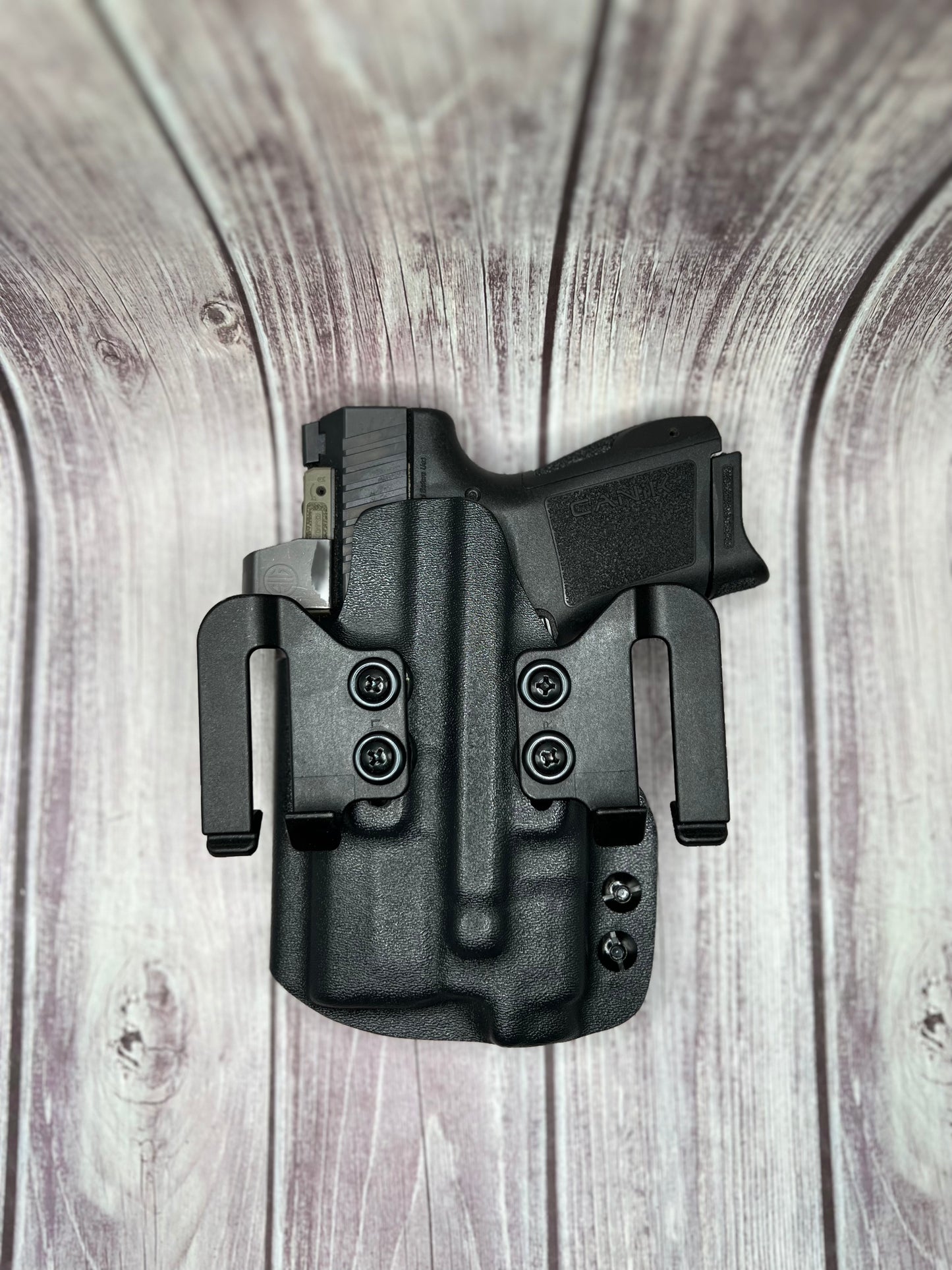 Canik TP9 Elite Sub-Compact OWB Light Bearing Holster Right Handed