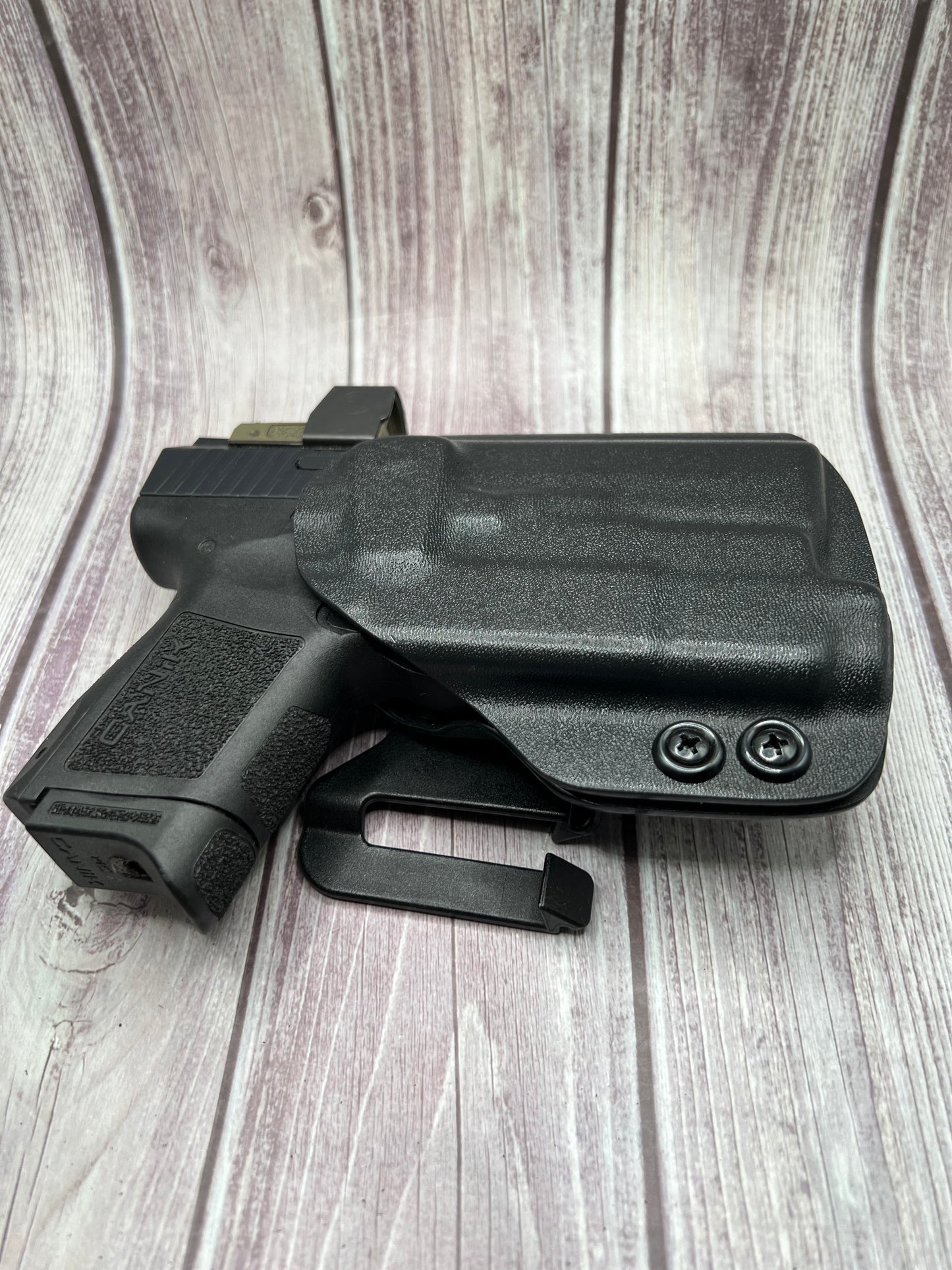 Canik TP9 Elite Sub-Compact OWB Light Bearing Holster Right Handed