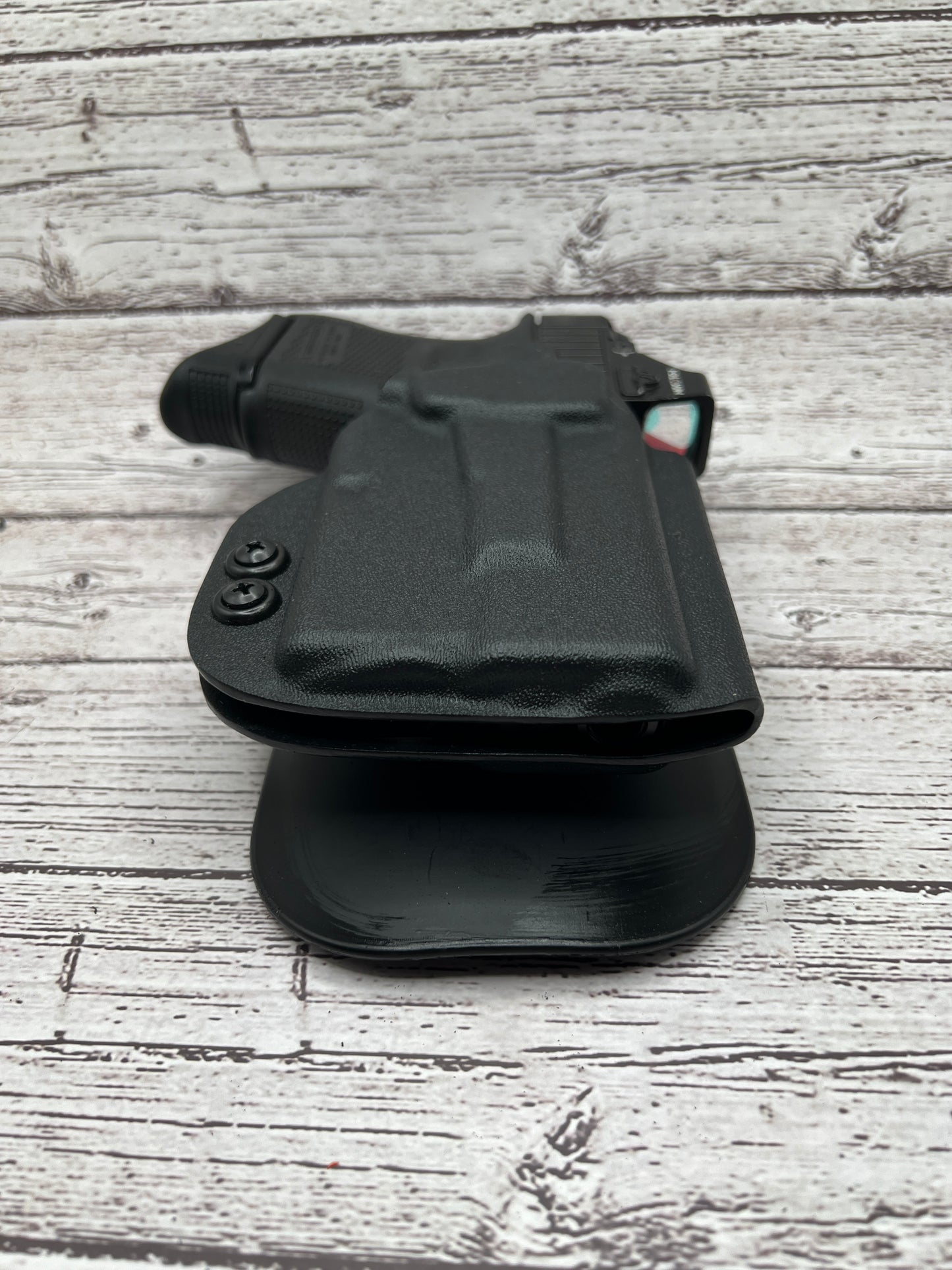 Light Bearing OWB Paddle Holster for Glock 26 Pistol Streamlight Tlr-6 .