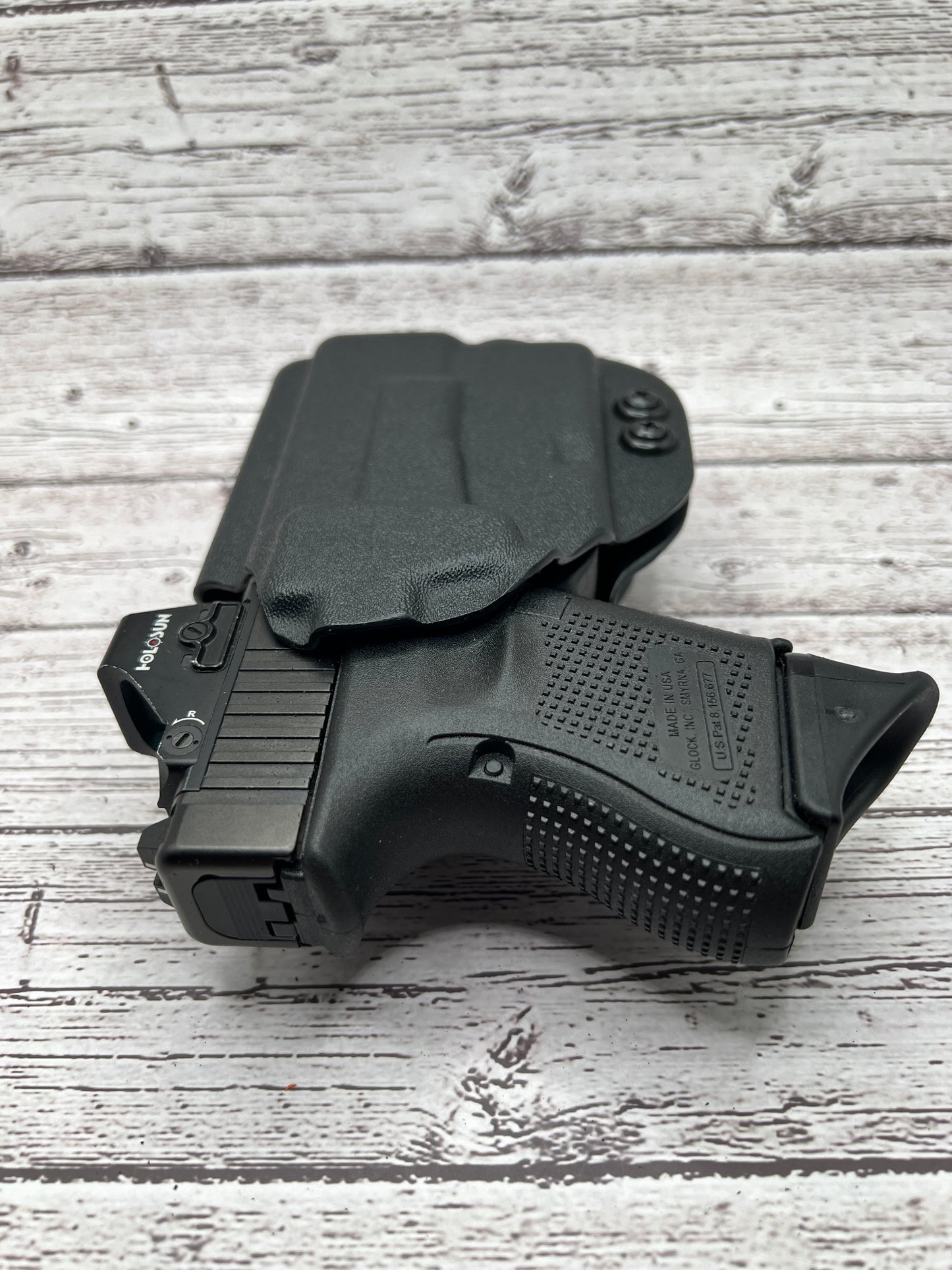 Light Bearing OWB Paddle Holster for Glock 26 Pistol Streamlight Tlr-6 .
