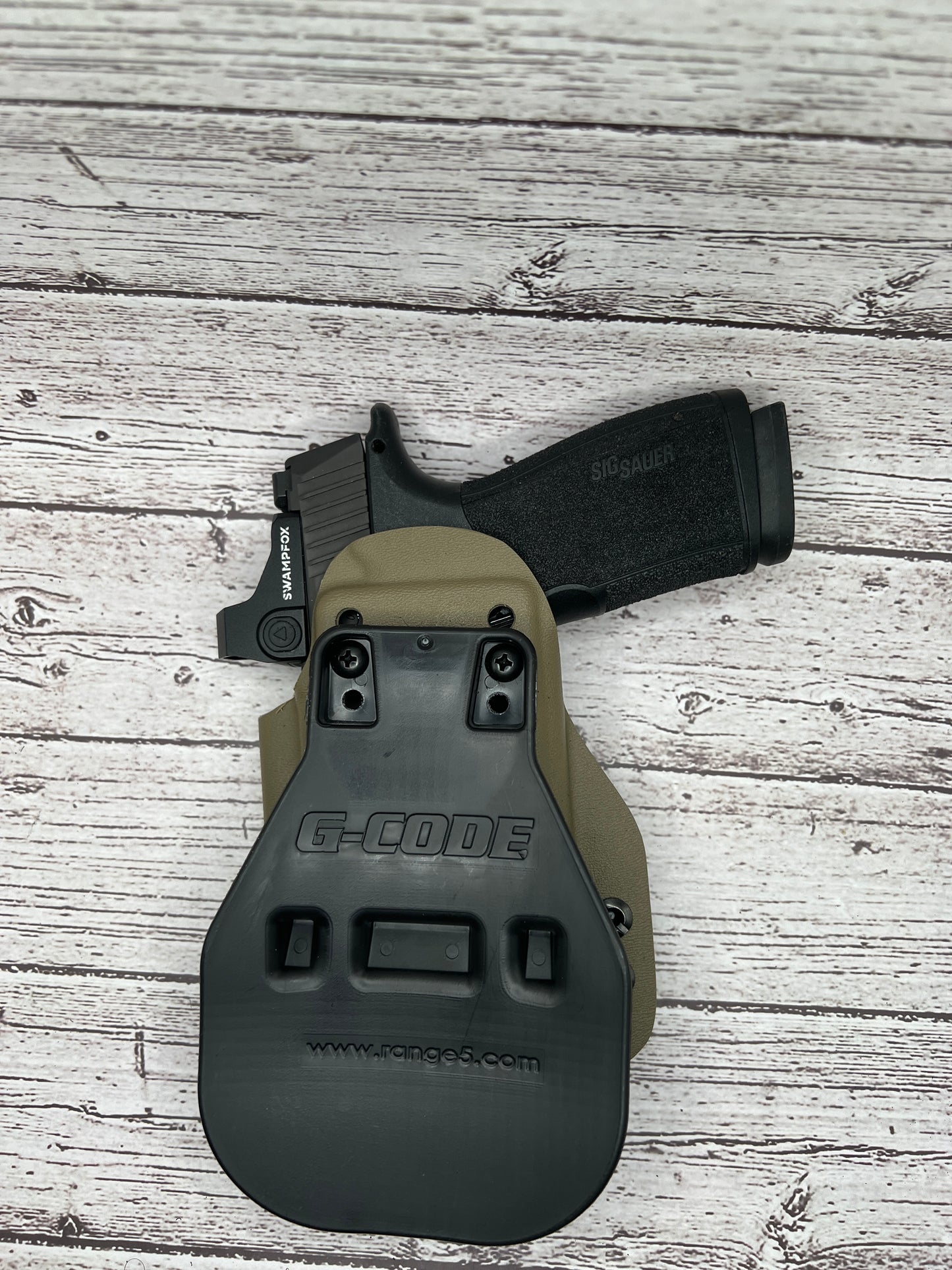 Sig sauer P365 X Macro OWB Paddle Light bearing Holster