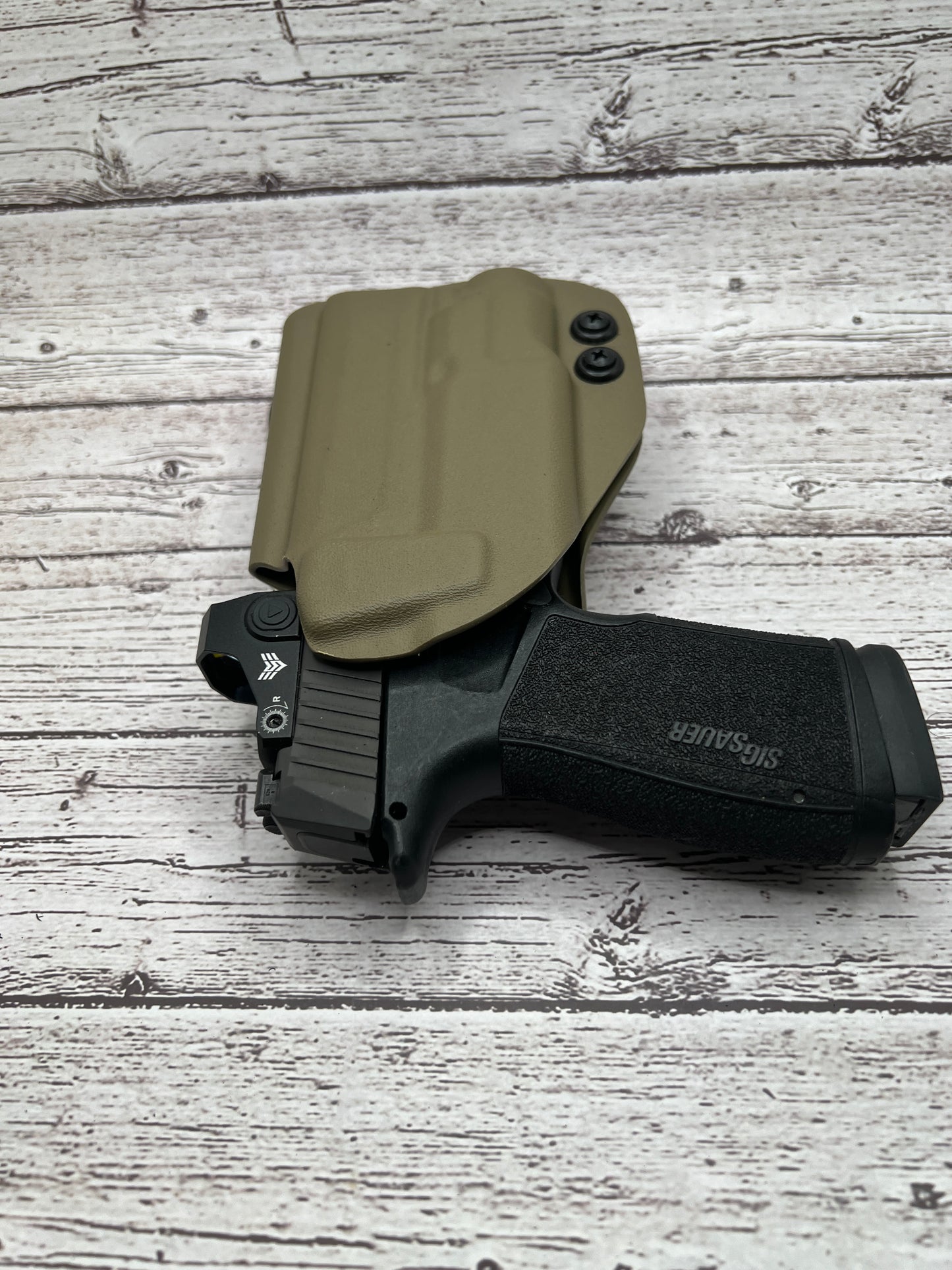 Sig sauer P365 X Macro OWB Paddle Light bearing Holster
