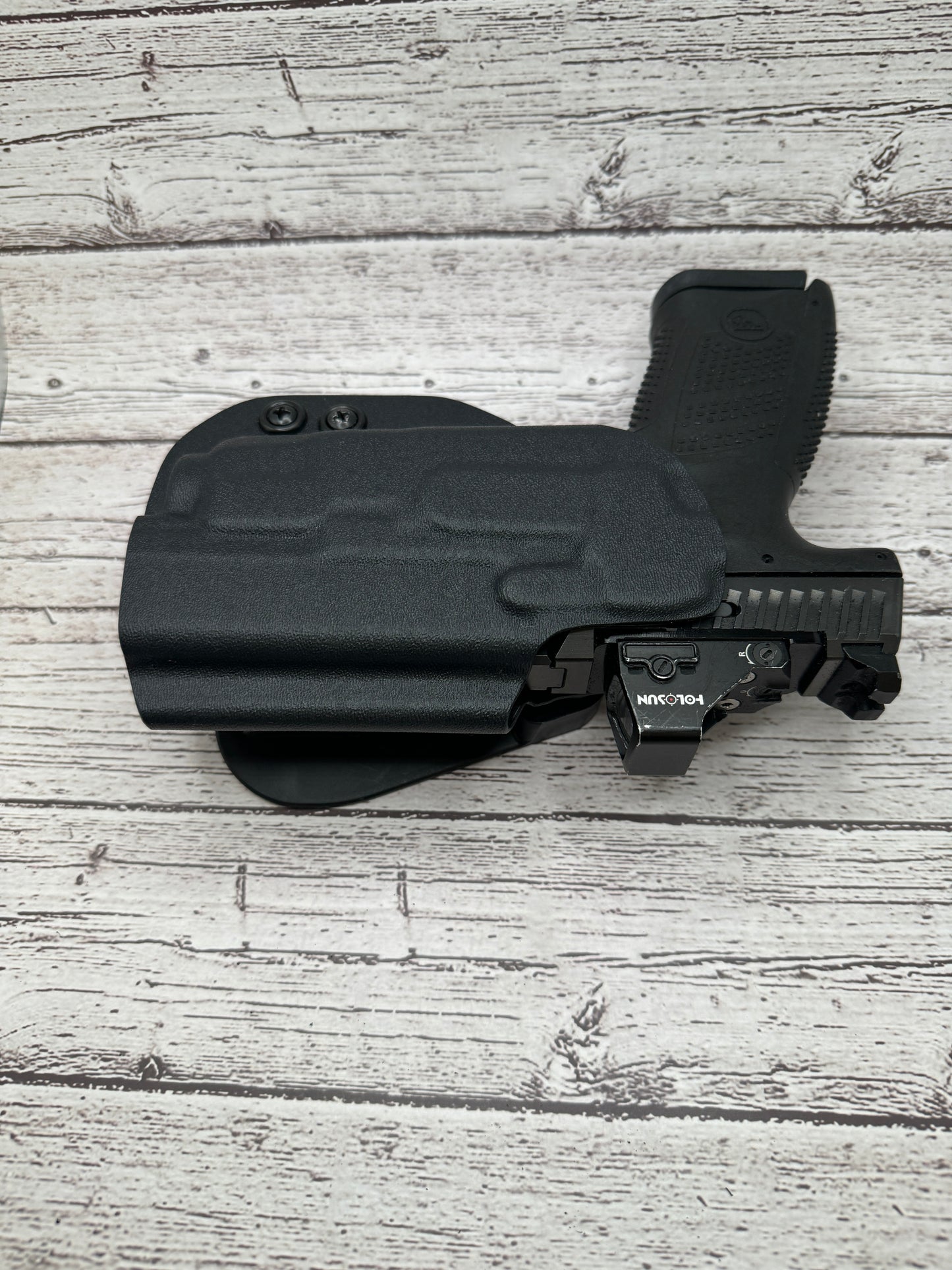 CZ P10C OWB Paddle Light Bearing Holster ( Outside the Waistband Holster )