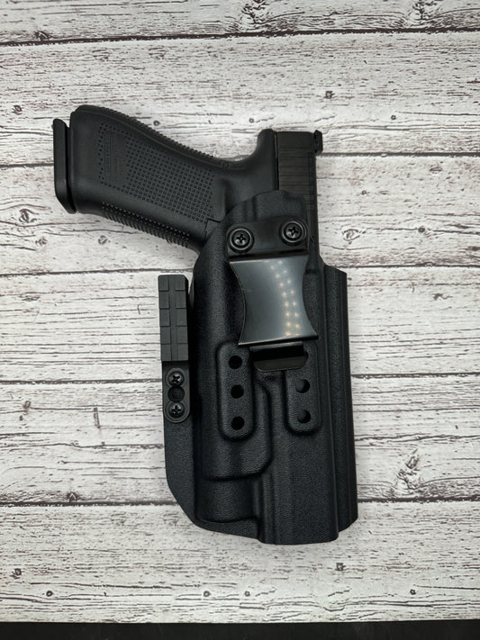 Light Bearing IWB Holster for Glock 34 Pistol .