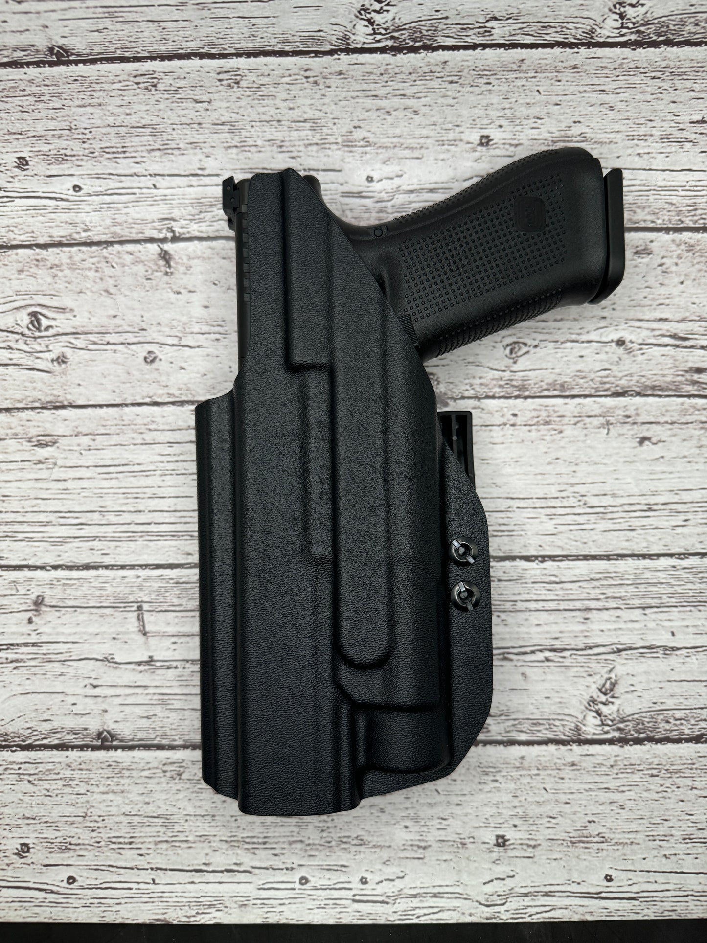 Light Bearing IWB Holster for Glock 34 Pistol .