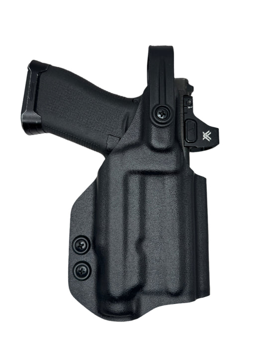 Level 2 Light bearing OWB Paddle Holster for Glock 43X Mos / 48 MOS Pistol Streamlight TLR-7Sub .