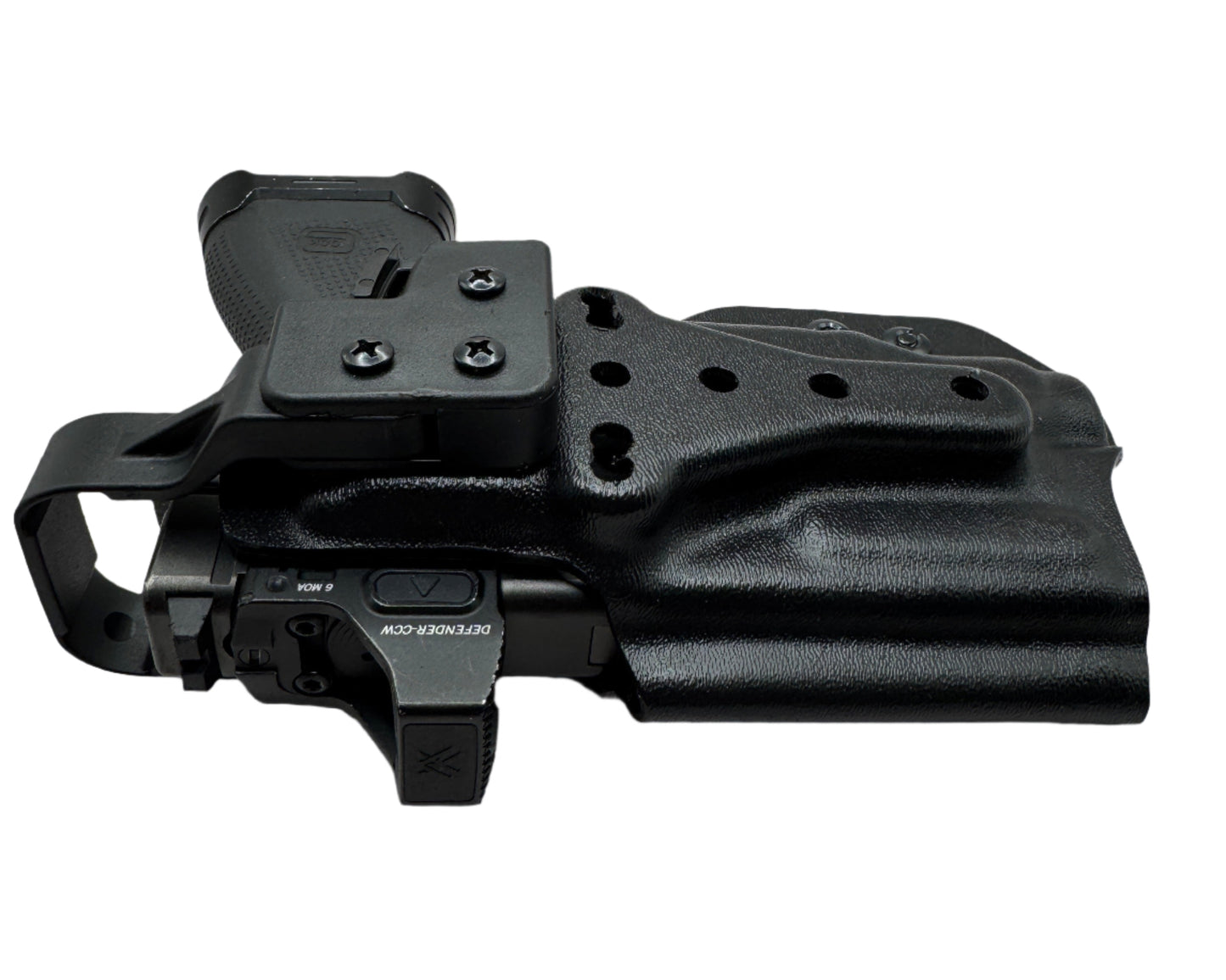Level 2 Light bearing OWB Paddle Holster for Glock 43X Mos / 48 MOS Pistol Streamlight TLR-7Sub .