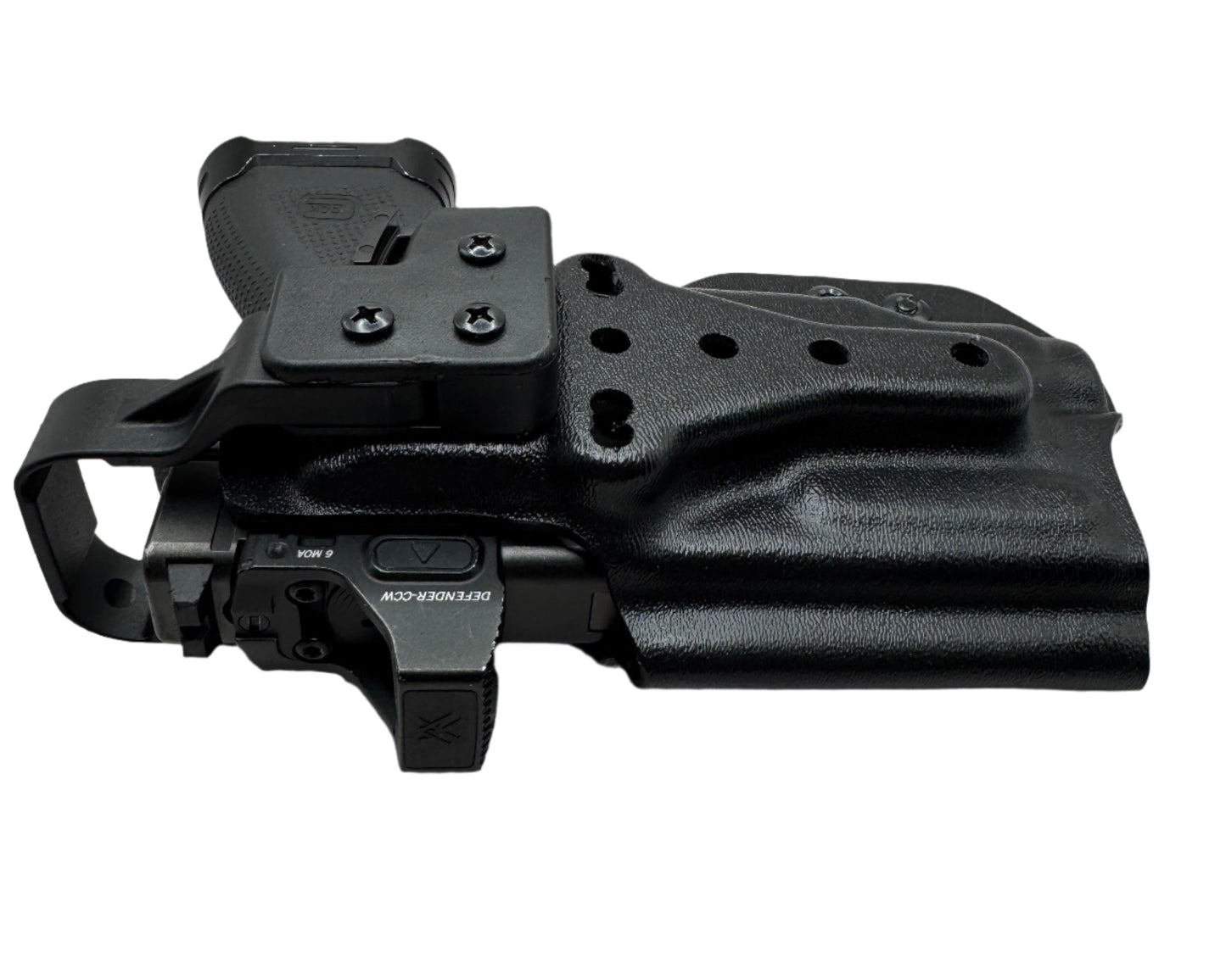 Level 2 Light bearing OWB Paddle Holster for Glock 43X Mos / 48 MOS Pistol Streamlight TLR-8Sub .