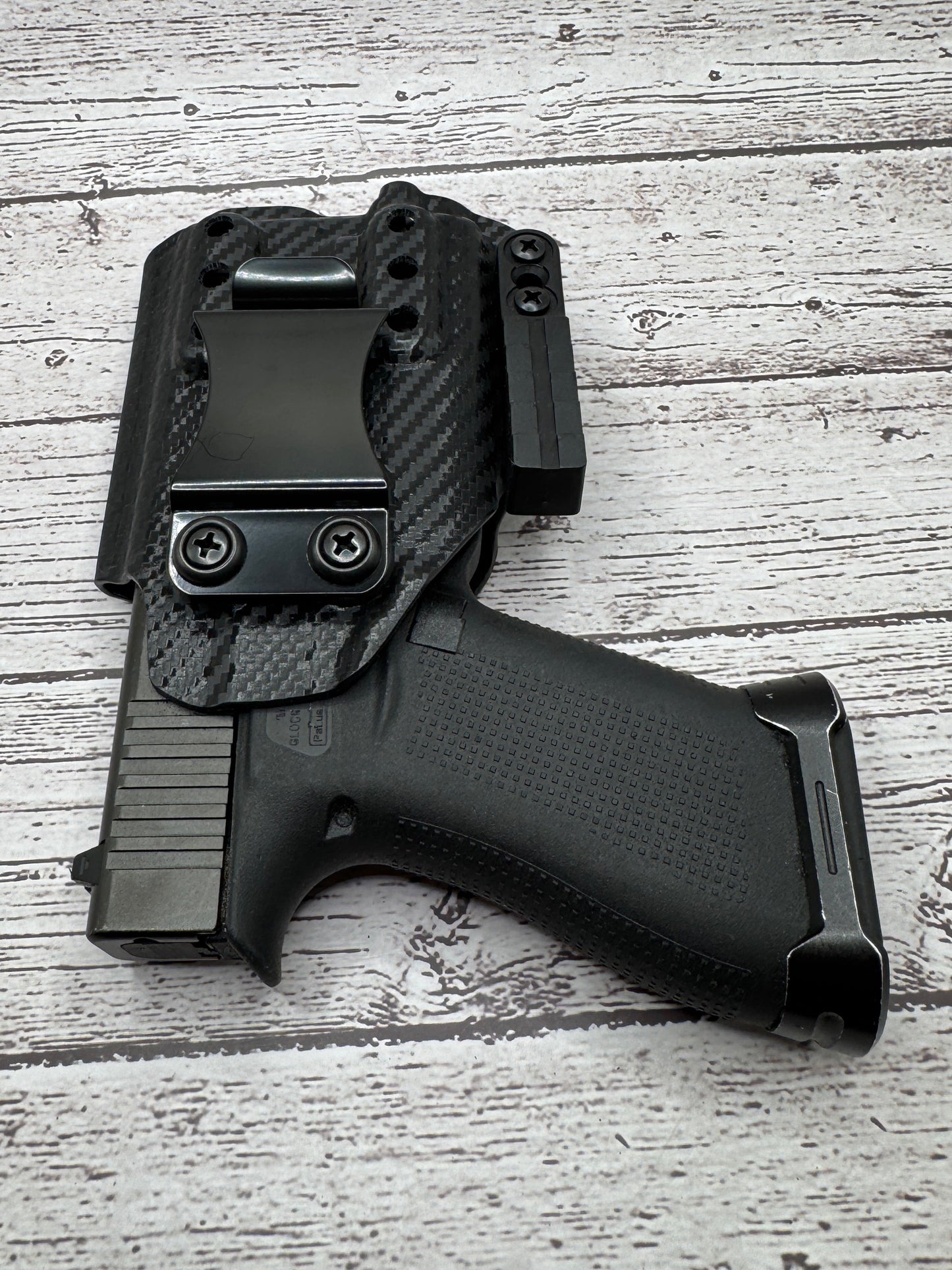 Light bearing IWB Holster for Glock 43X MOS Olight PL Mini 3