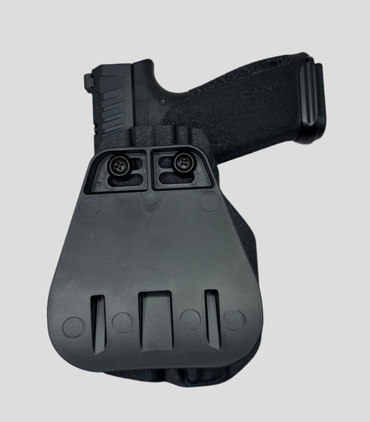 Canik METE MC9 Prime OWB Paddle Light Bearing Holster ( Outside the Waistband Holster )