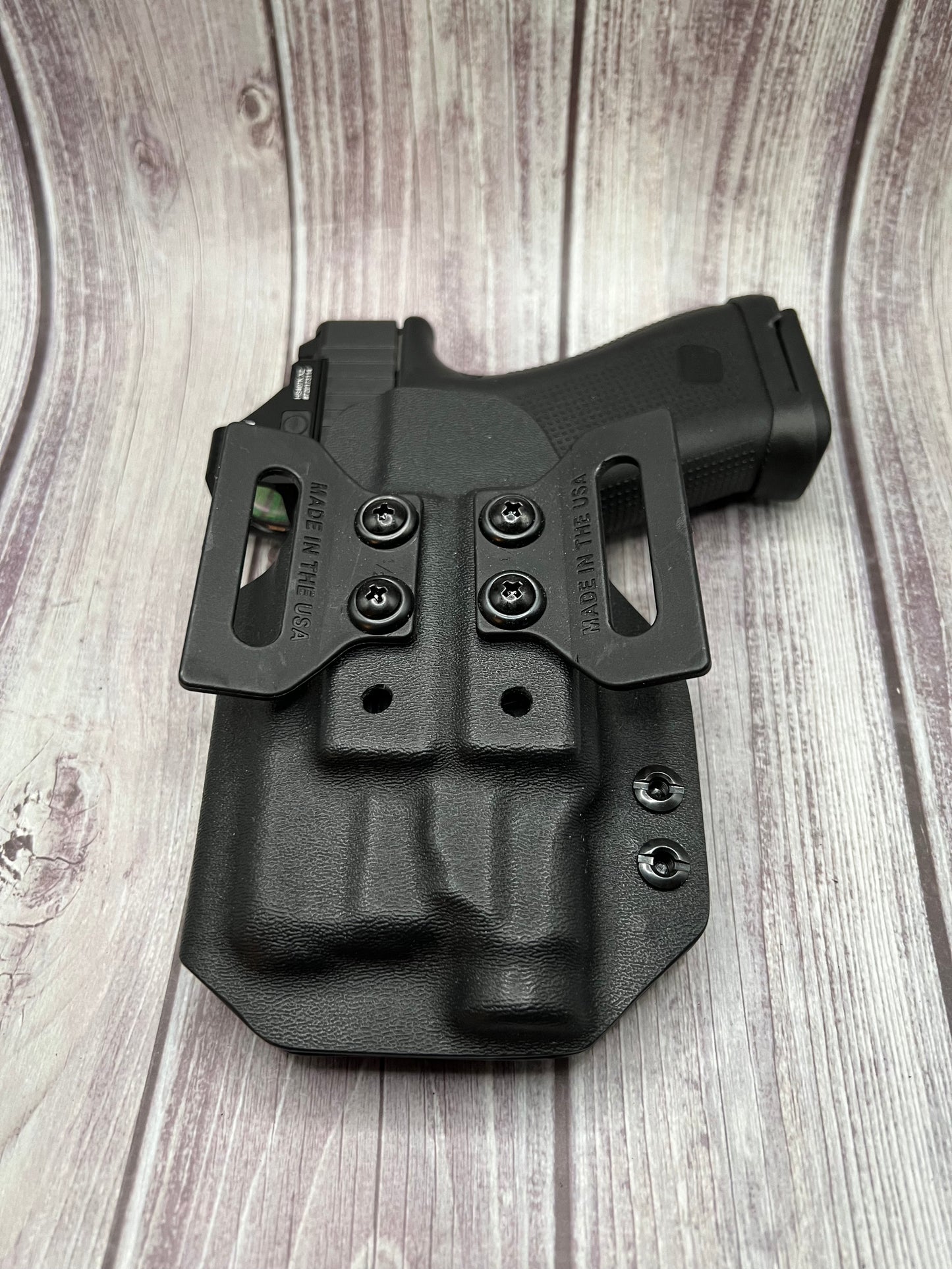 Light bearing OWB Holster for Glock 43X / 48 MOS Pistol Streamlight TLR-8Sub .
