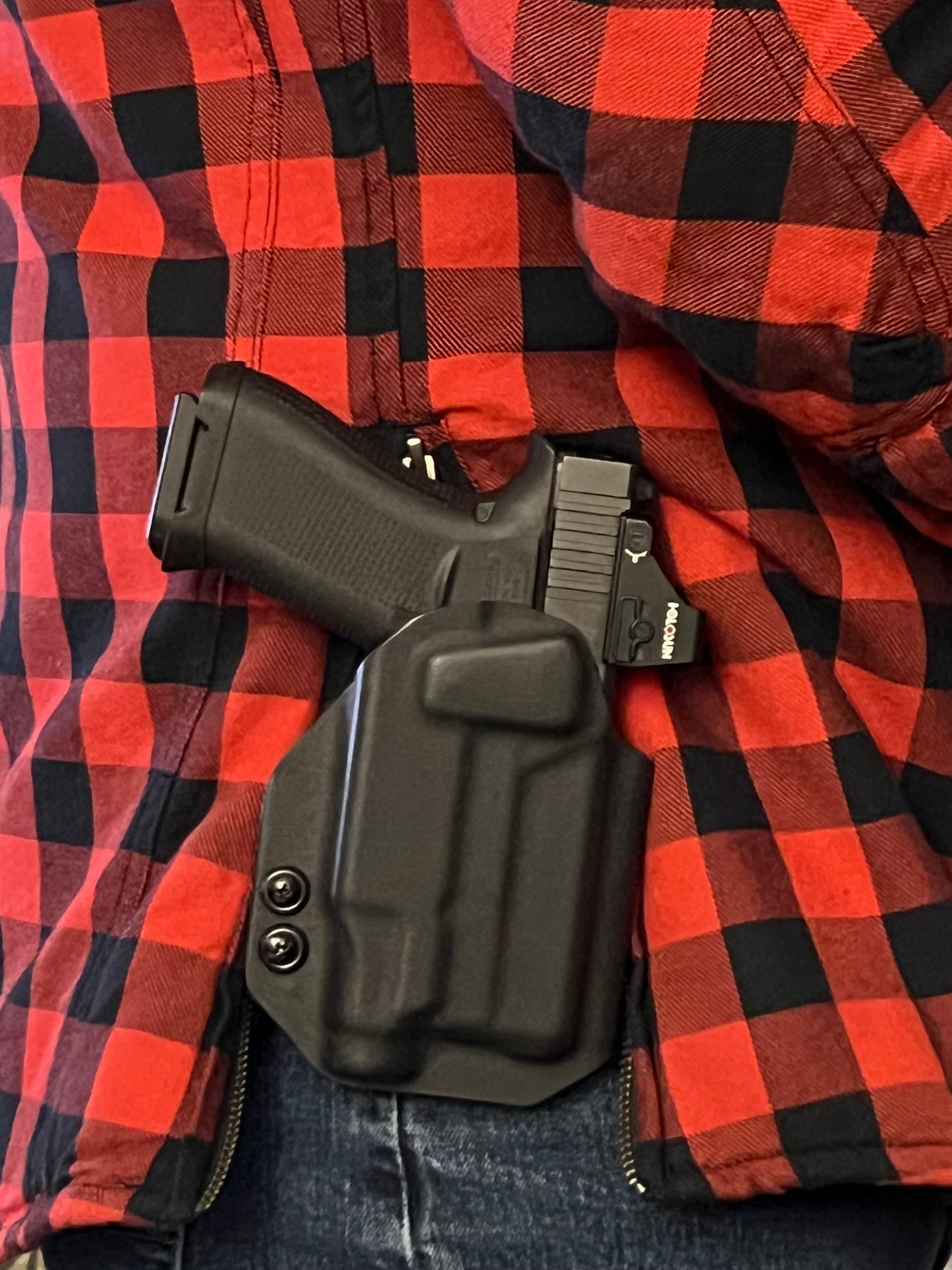 Light bearing OWB Holster for Glock 43X / 48 MOS Pistol Streamlight TLR-8Sub .