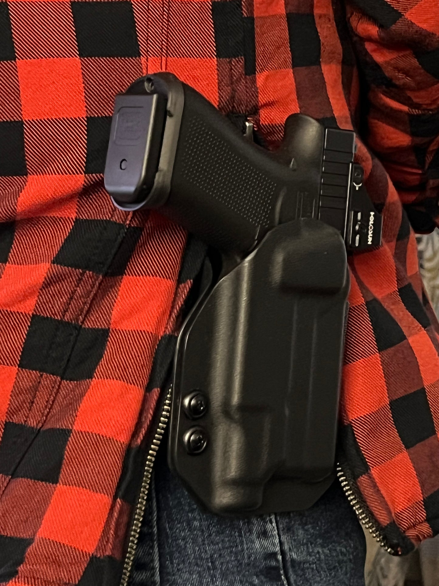 Light bearing OWB Holster for Glock 43X / 48 MOS Pistol Streamlight TLR-8Sub .