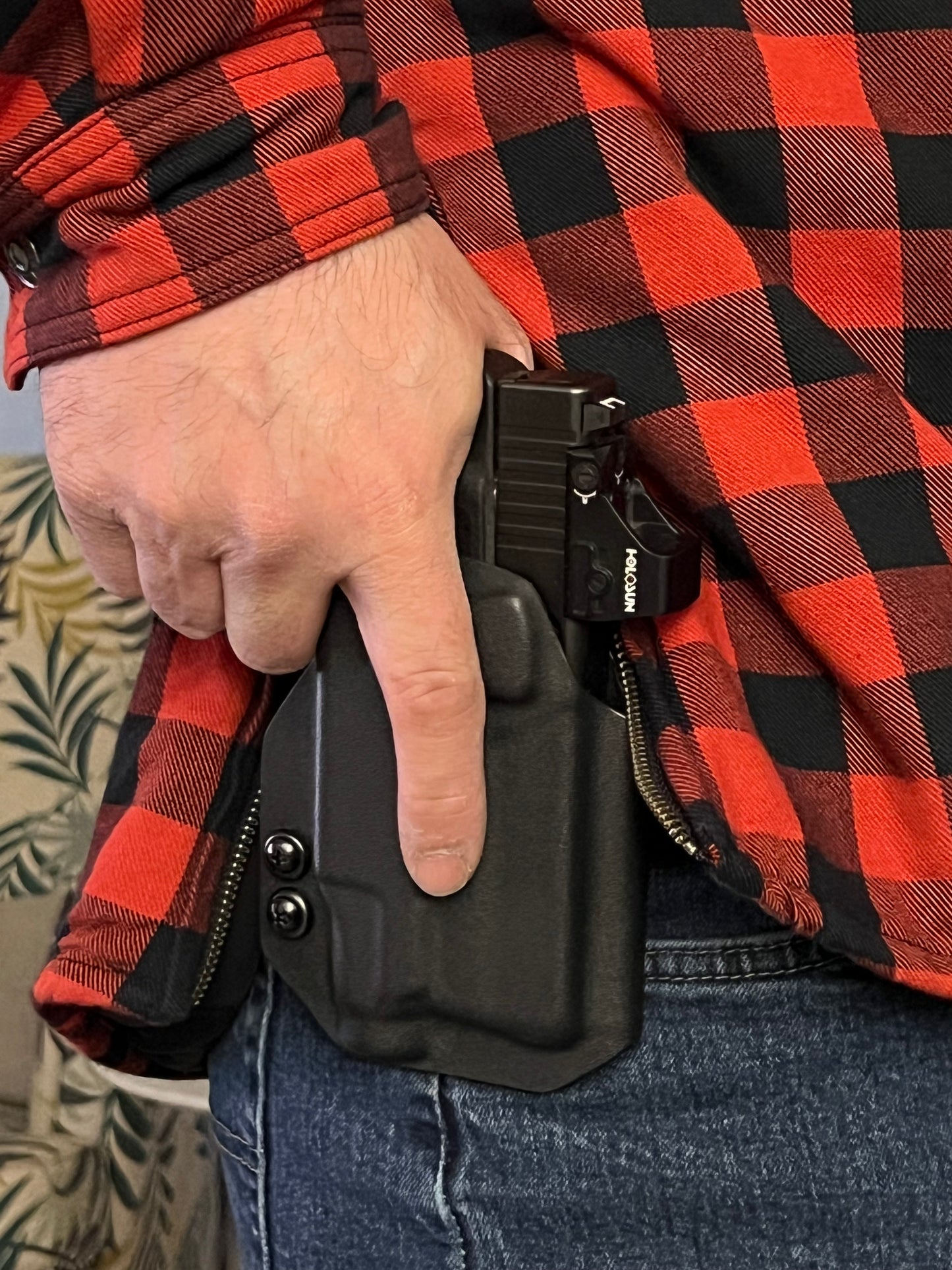 Light bearing OWB Holster for Glock 43X / 48 MOS Pistol Streamlight TLR-8Sub .