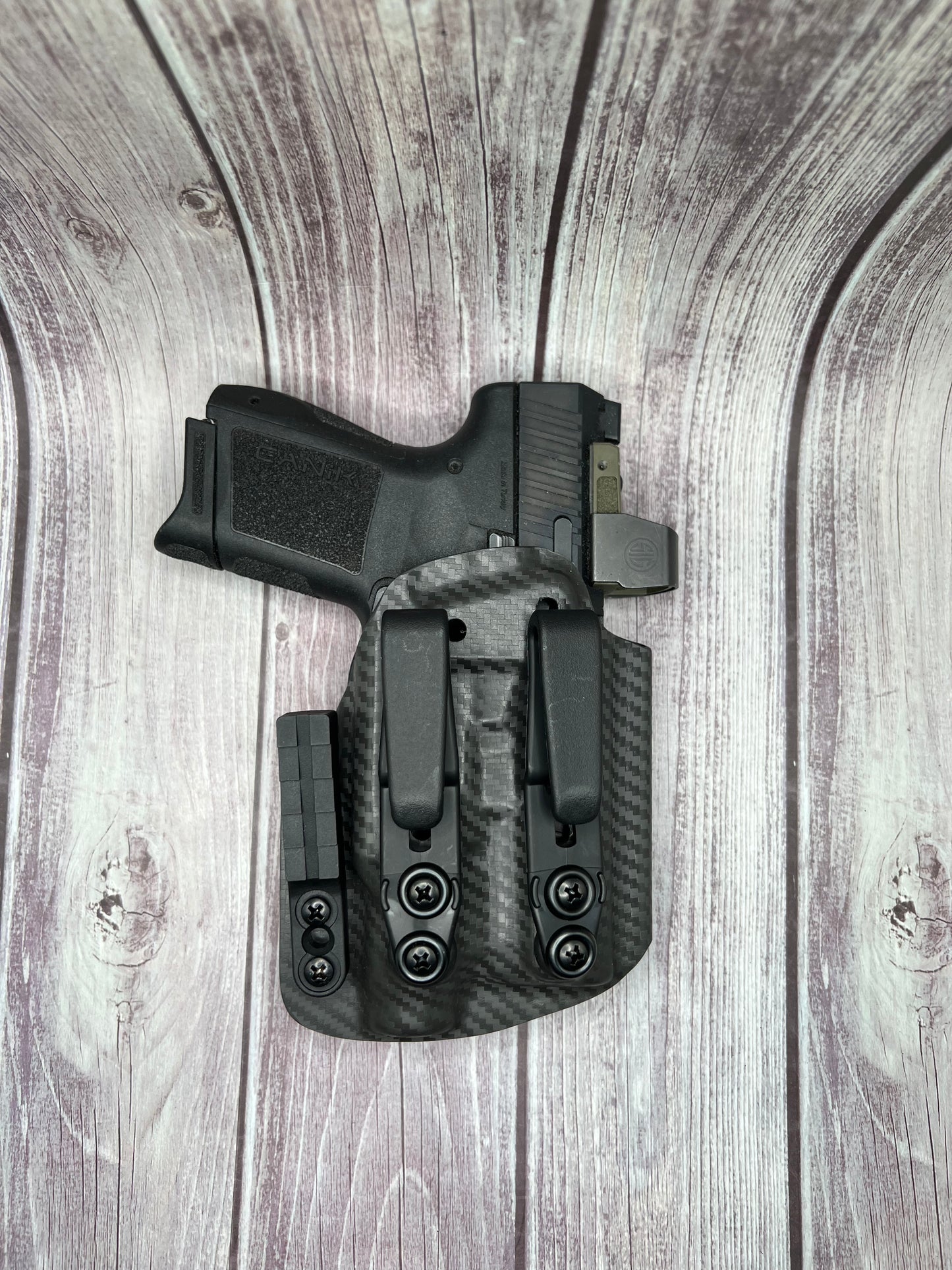 IWB Light Bearing Holster for Canik METE MC9  Pistol.