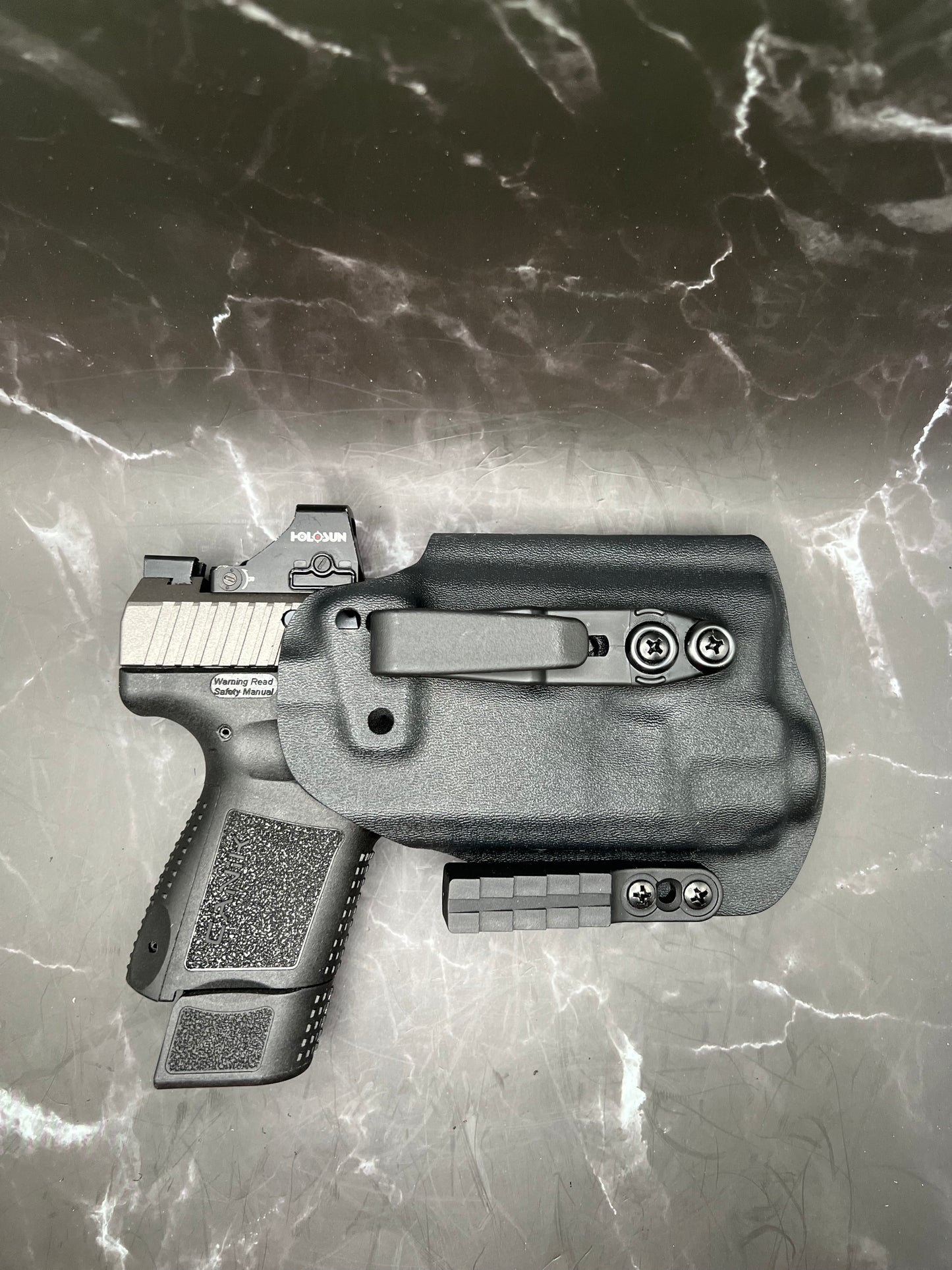 Canik TP9 Elite Sub-Compact IWB Light Bearing Holster