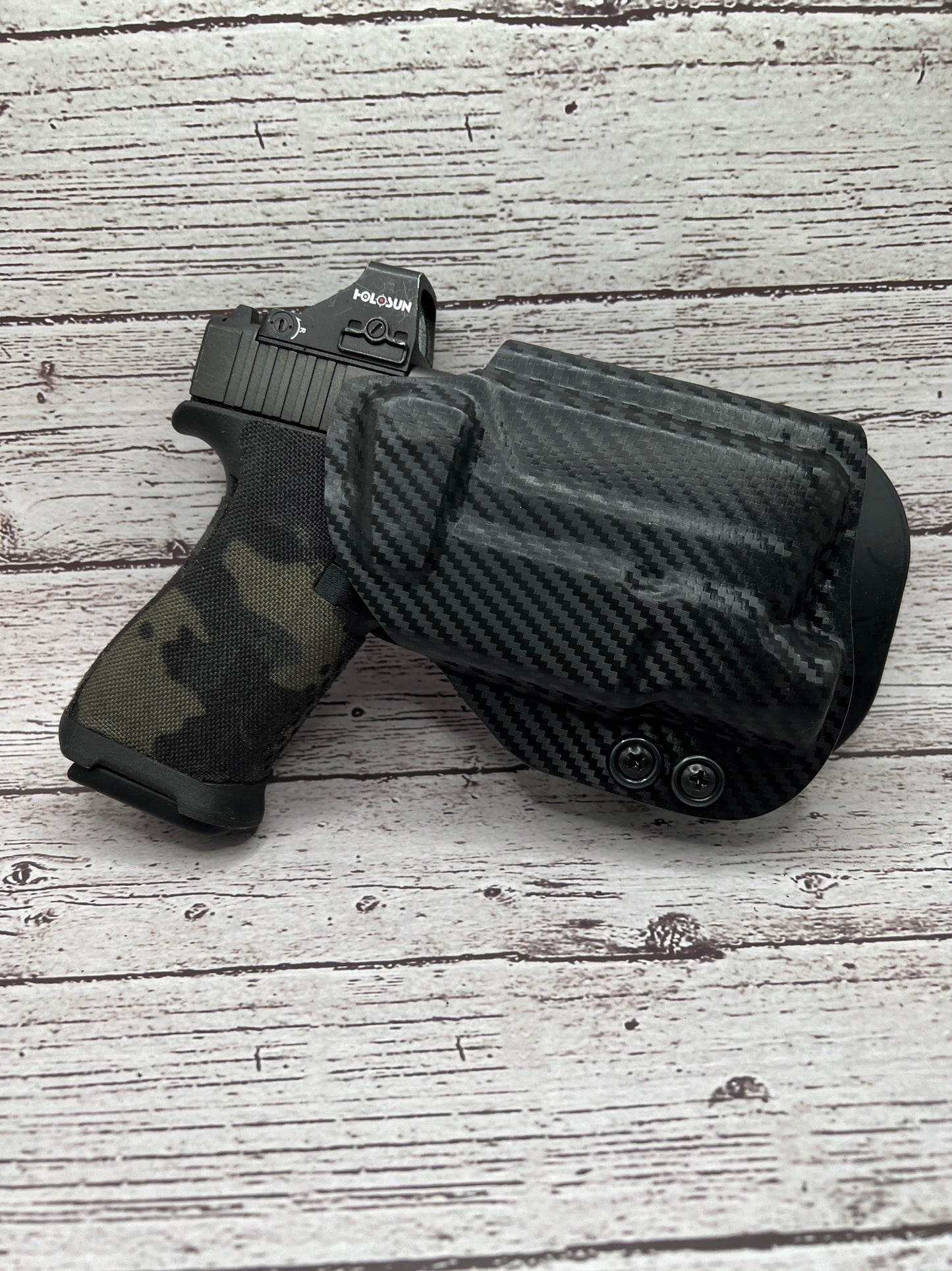 Light bearing OWB Paddle Holster for Glock 43X / 48 MOS Pistol Streamlight TLR-7Sub .