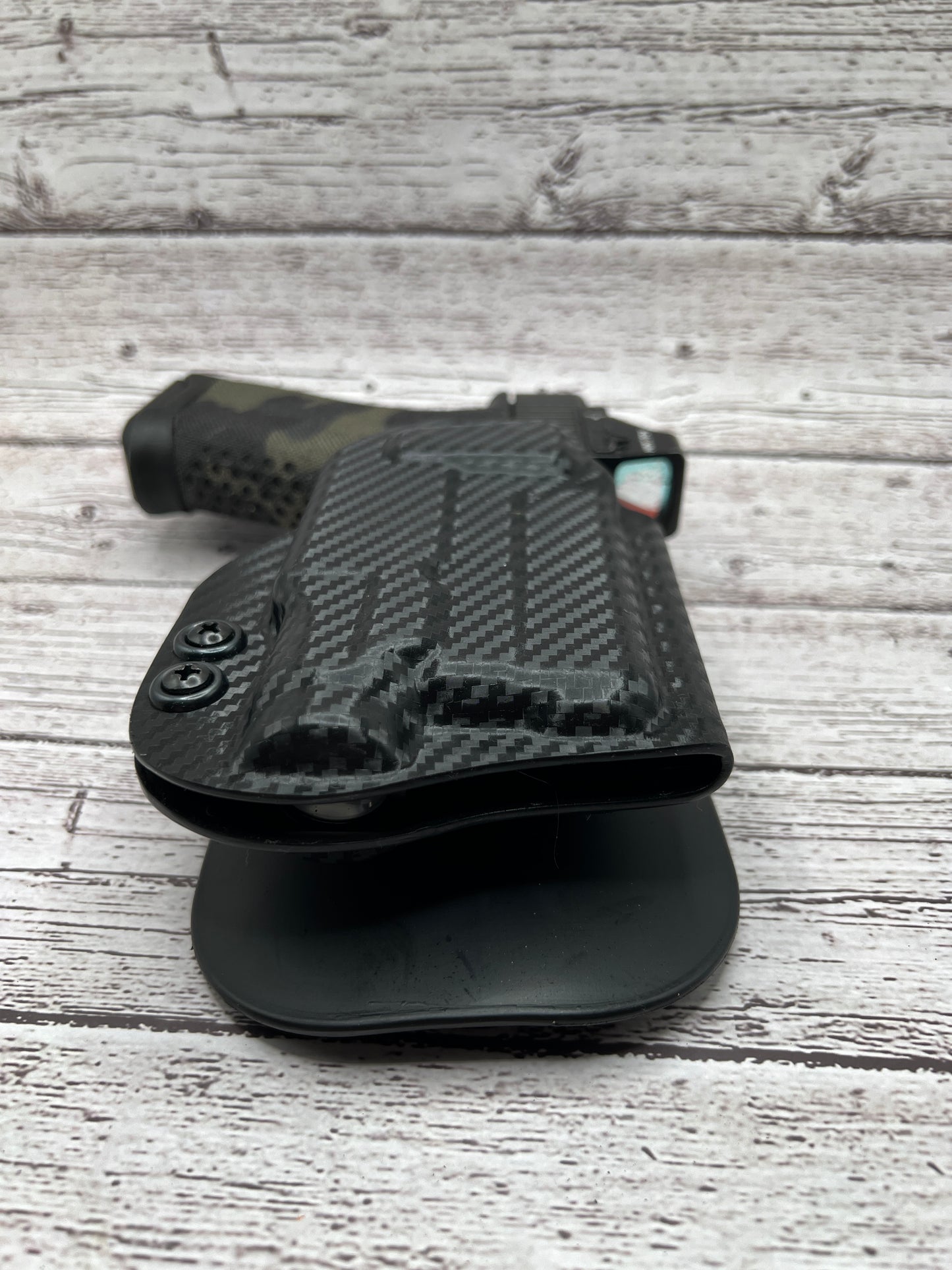 Light bearing OWB Paddle Holster for Glock 43X / 48 MOS Pistol Streamlight TLR-7Sub .