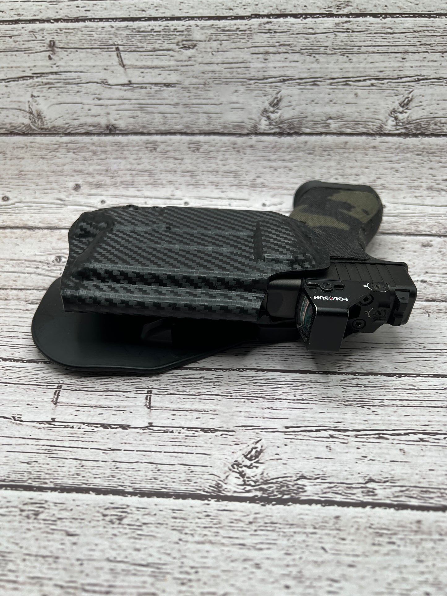 Light bearing OWB Paddle Holster for Glock 43X / 48 MOS Pistol Streamlight TLR-7Sub .
