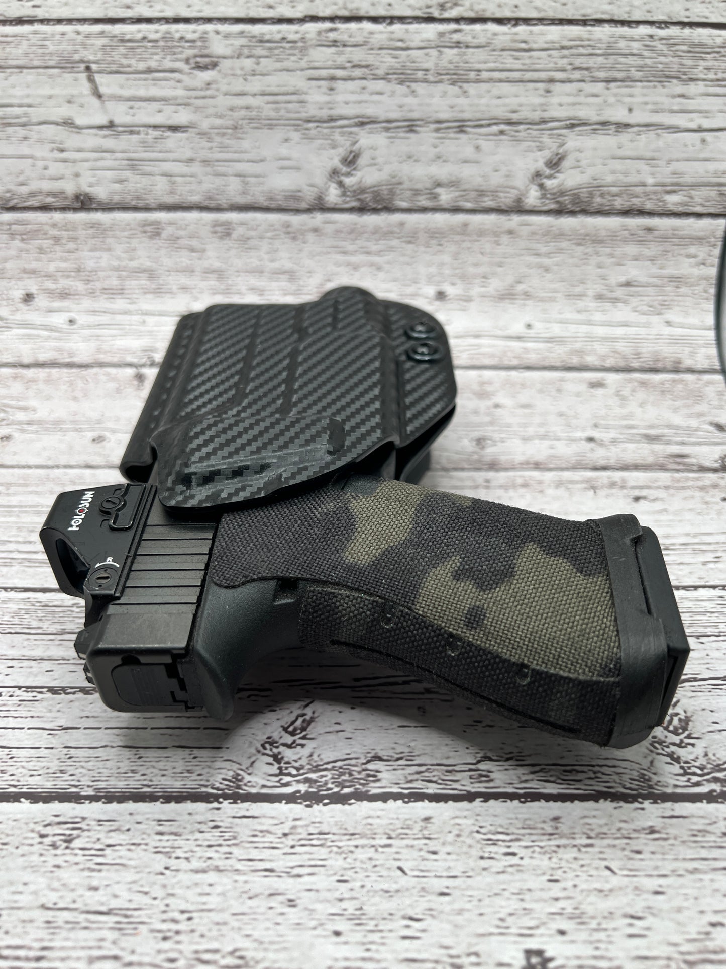 Light bearing OWB Paddle Holster for Glock 43X / 48 MOS Pistol Streamlight TLR-7Sub .