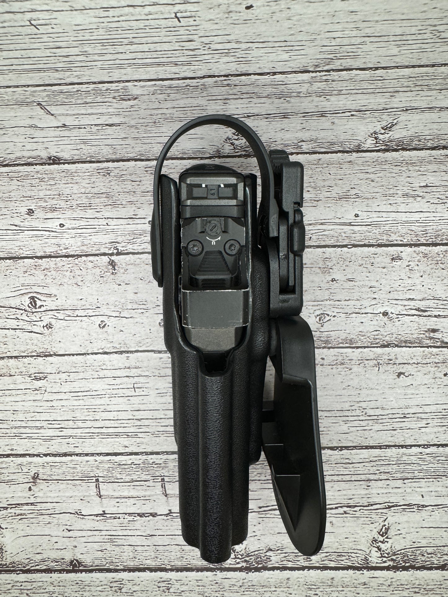 Level II Light bearing OWB Paddle Holster for Glock 26  Pistol Streamlight TLR-6 .126 Kydex