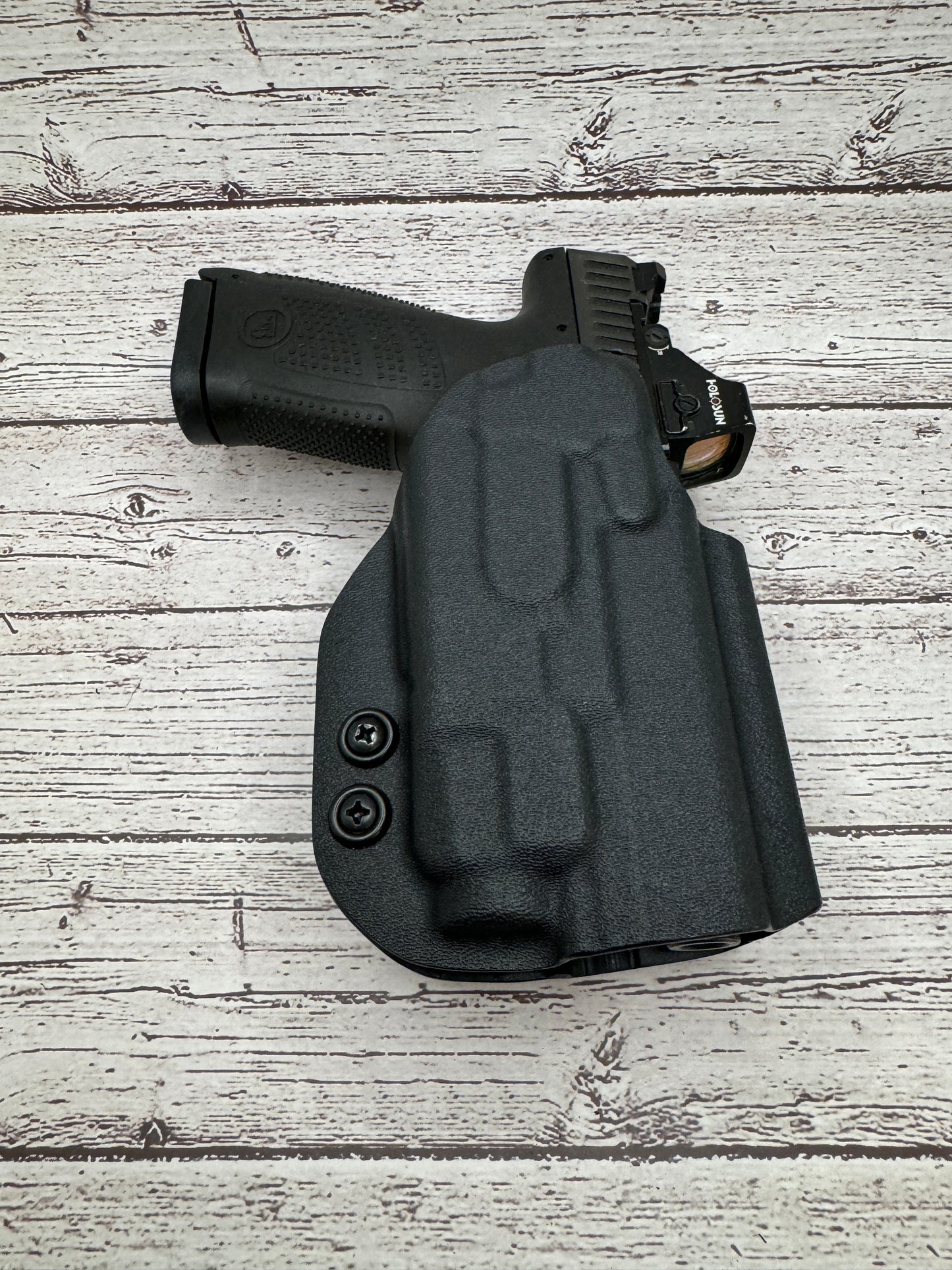 CZ P10C OWB Paddle Light Bearing Holster for