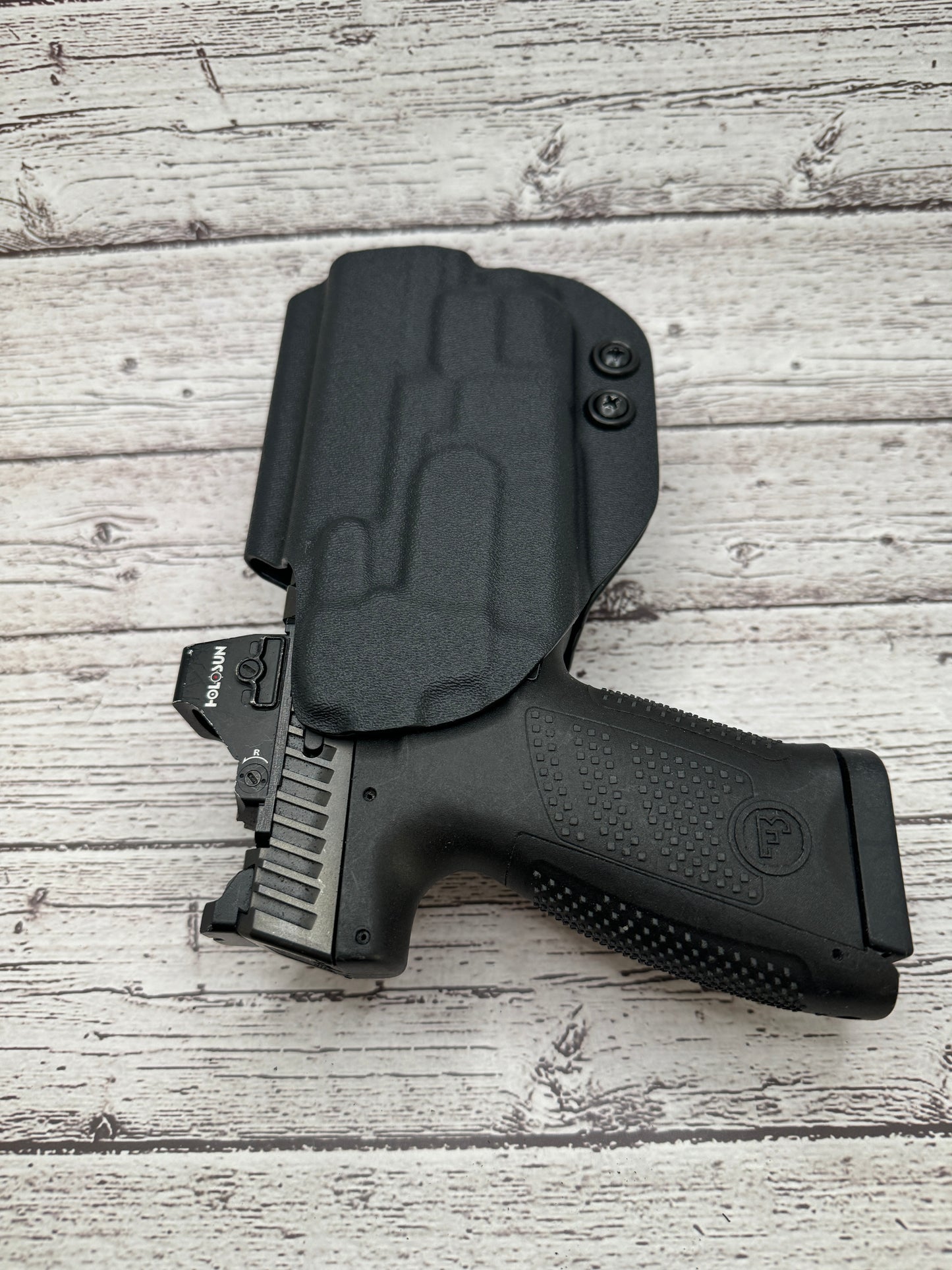 CZ P10C OWB Paddle Light Bearing Holster for
