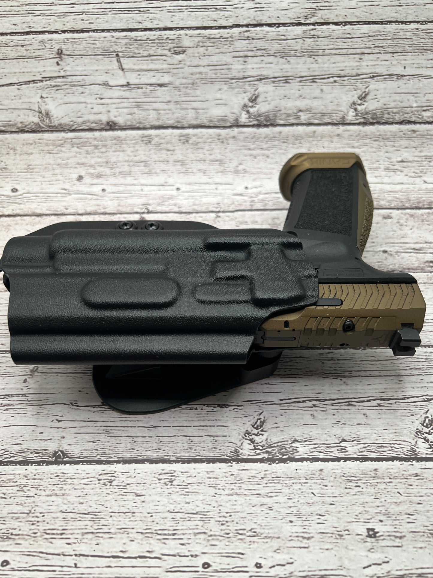 Canik TTI Combat  OWB Paddle Light Bearing Holster