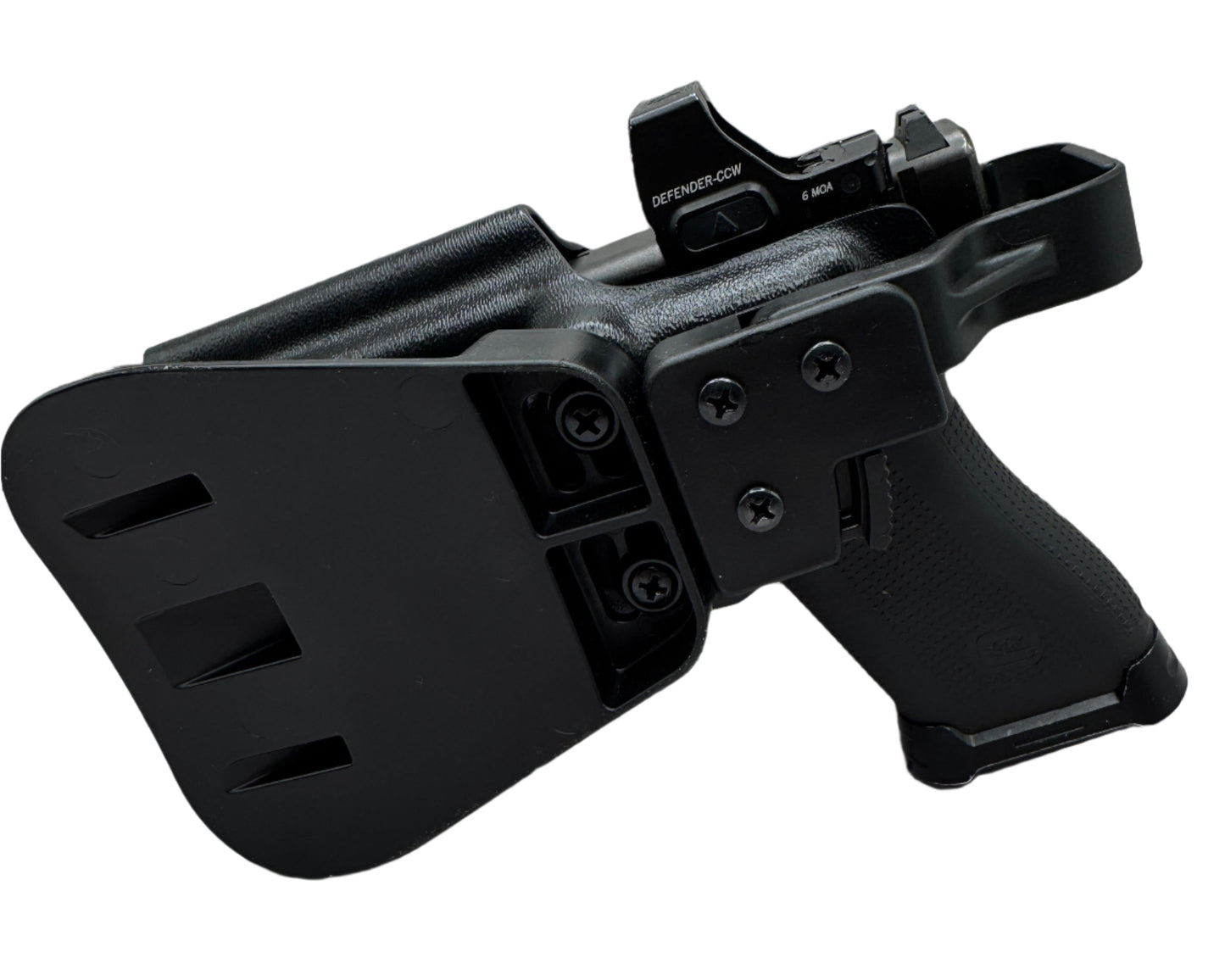 Level II Light bearing OWB Paddle Holster for Glock 43X Mos / 48 MOS Pistol Streamlight TLR-7Sub .