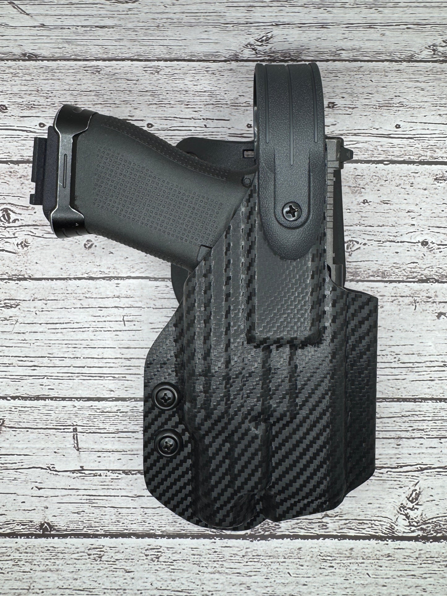Level 2 OWB LightBearing Holster  Canik Sig Glock  CZ Springfield  Mid Ride Universal Drop Hanger RIGHT HANDED.