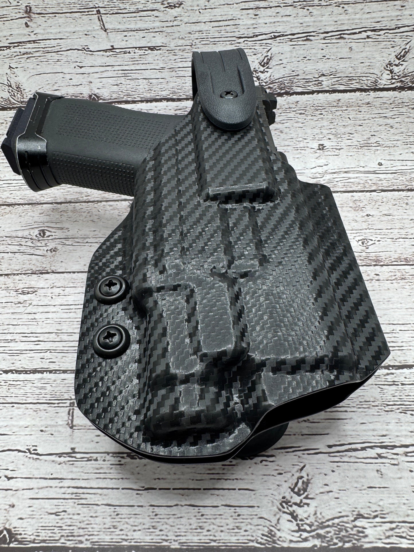 Level 2 OWB LightBearing Holster  Canik Sig Glock  CZ Springfield  Mid Ride Universal Drop Hanger RIGHT HANDED.
